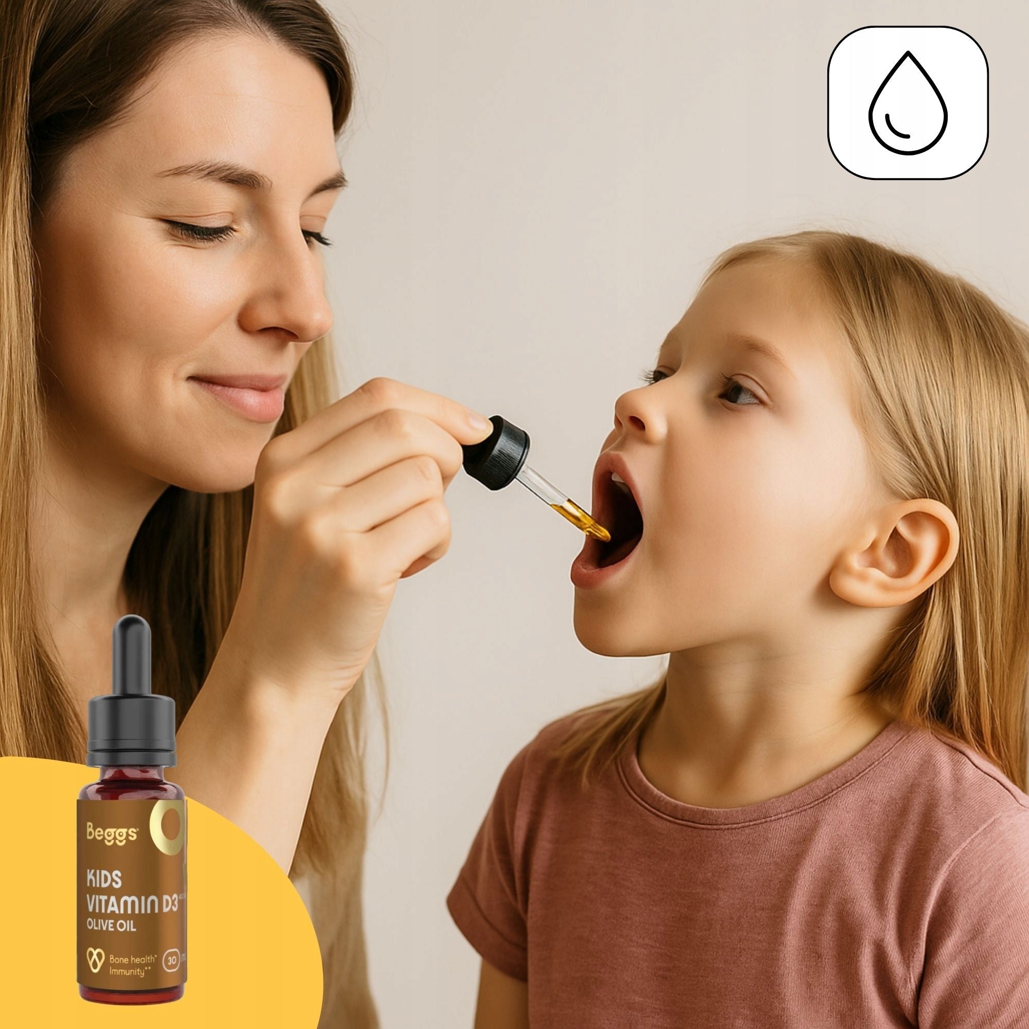 BEGGS Vitamin D3 for children 400 IU in drops olive oil BIO 30 ml Medical device type medical device or in-vitro diagnostic medical device