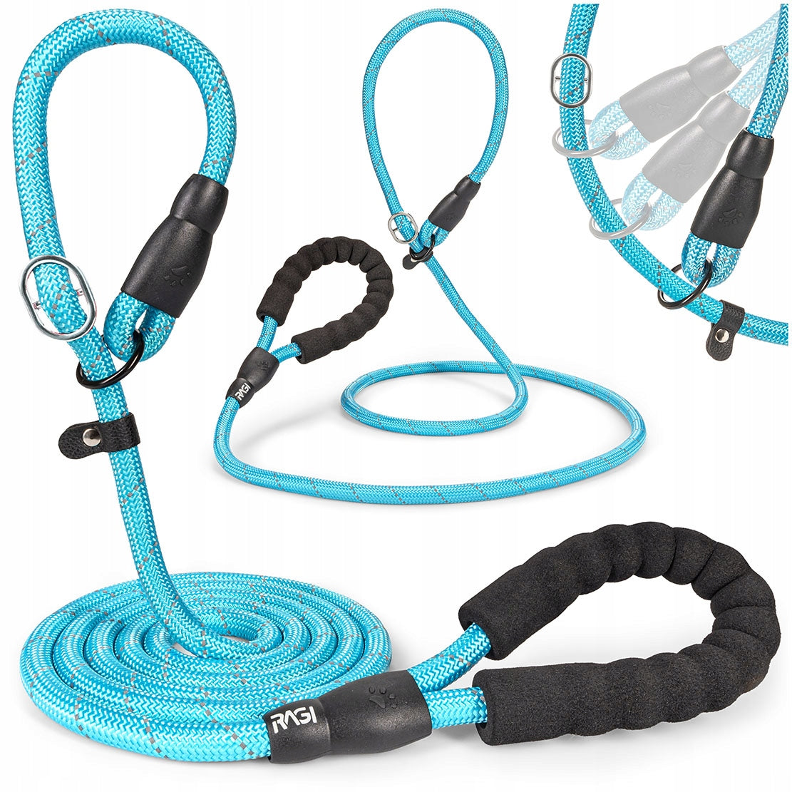 BEHAVIORAL LEASH FOR DOGS WITH ANTI-PRESSURE LOCK RAGI 2,2 m, ø 12 mm