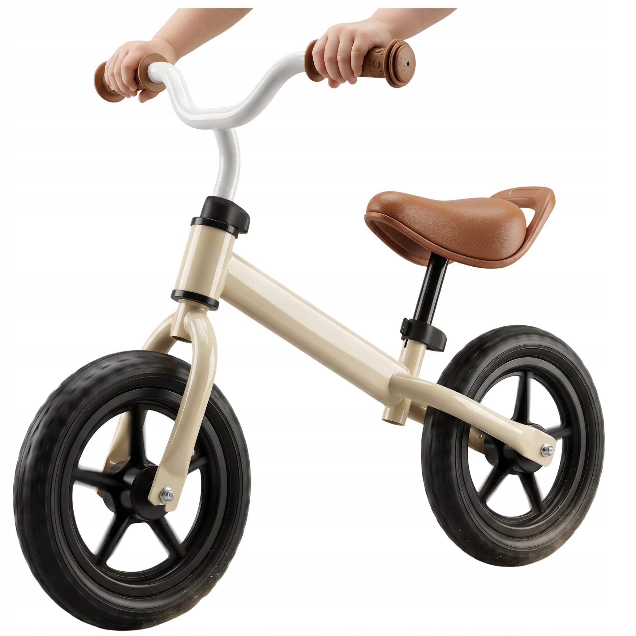 BEIGE BALANCE BIKE 12 INCHES LIGHT 2,5KG FOR CHILDREN 2+ ADJUSTABLE HIT WITHOUT Packaging status original