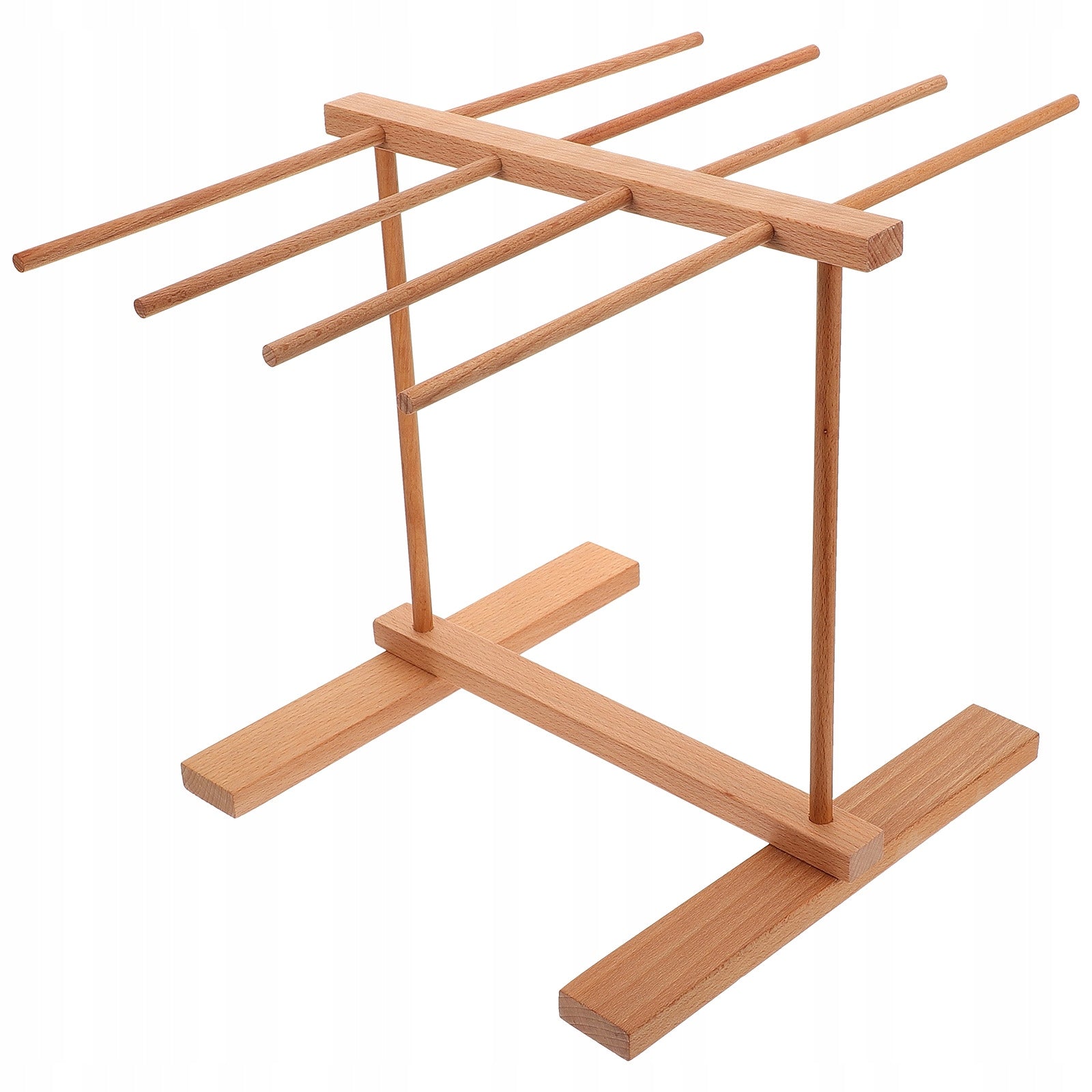 BEIGE WOODEN HANGING DRYING RACK FOR FLOWERS AND PLANTS Brand no brand