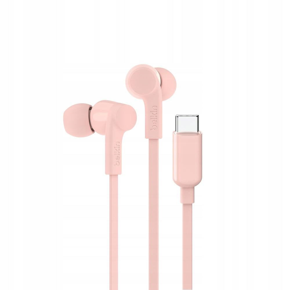 BELKIN WIRED IN-EAR HEADPHONES USB-C, PINK