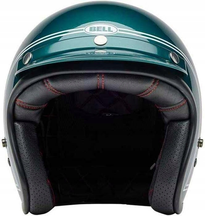 BELL CUSTOM 500 STEVE MCQUEEN RIVERSIDE METALLIC GREEN S ECE6 HELMET Packaging status original