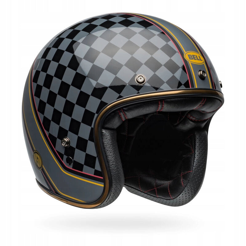 BELL Custom 500 Ece6 Rsd Wrkrs Matte/Gloss Black/Gold S helmet Manufacturer's catalog number CUSTOM 500_WRK-08_S