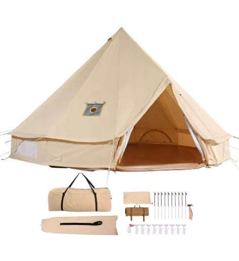 BELL TENT GLAMPING COTTON WATERPROOF 3x2m TIPI CAMPING Packaging status original