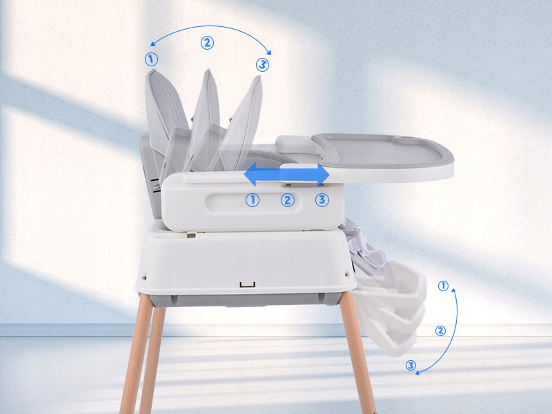 BELLABABY 3in1 Adjustable Compact Highchair Brand no brand