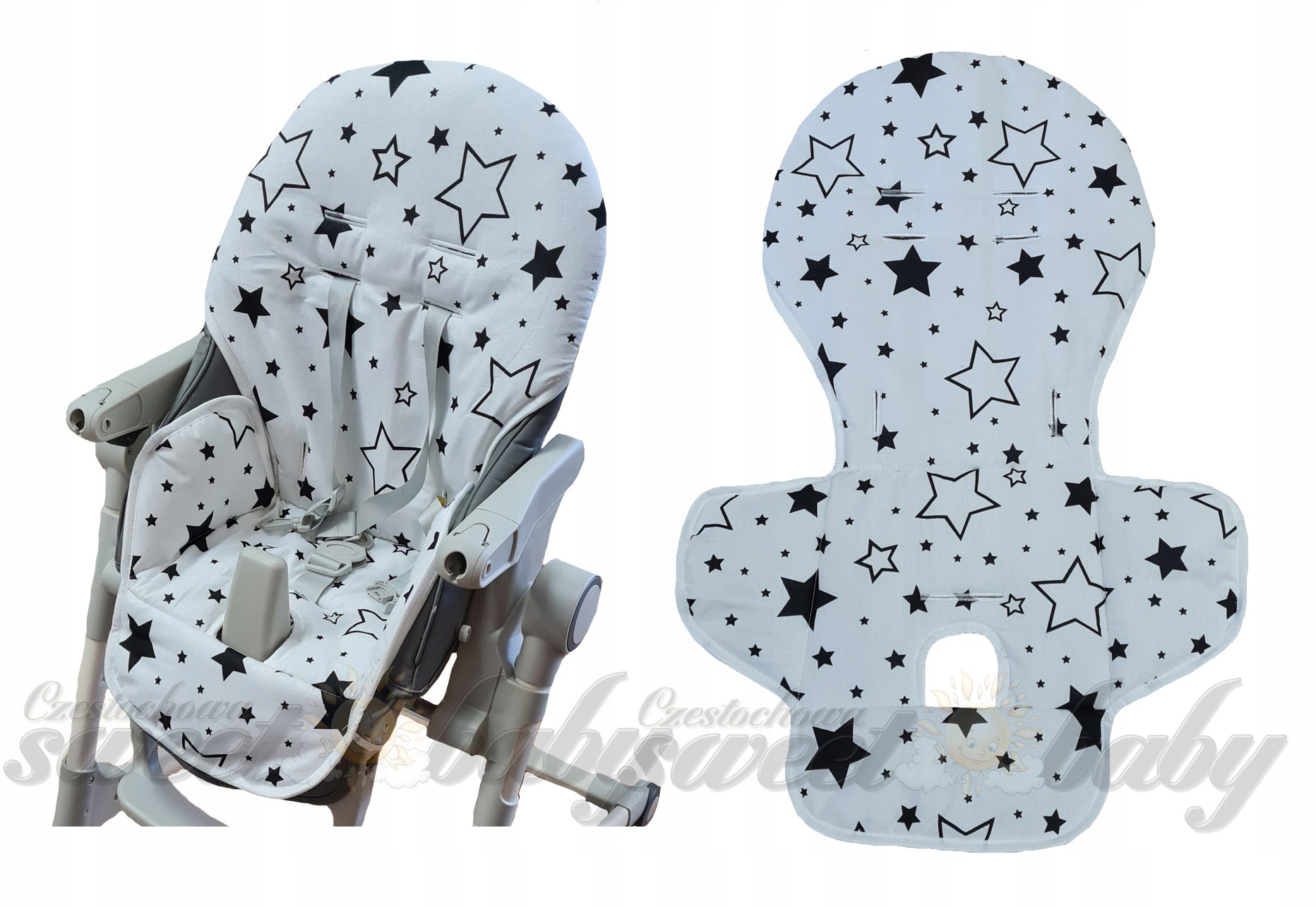 BELO cover upholstery mattress universal COTTON lined with ovata Brand Sweet baby Częstochowa