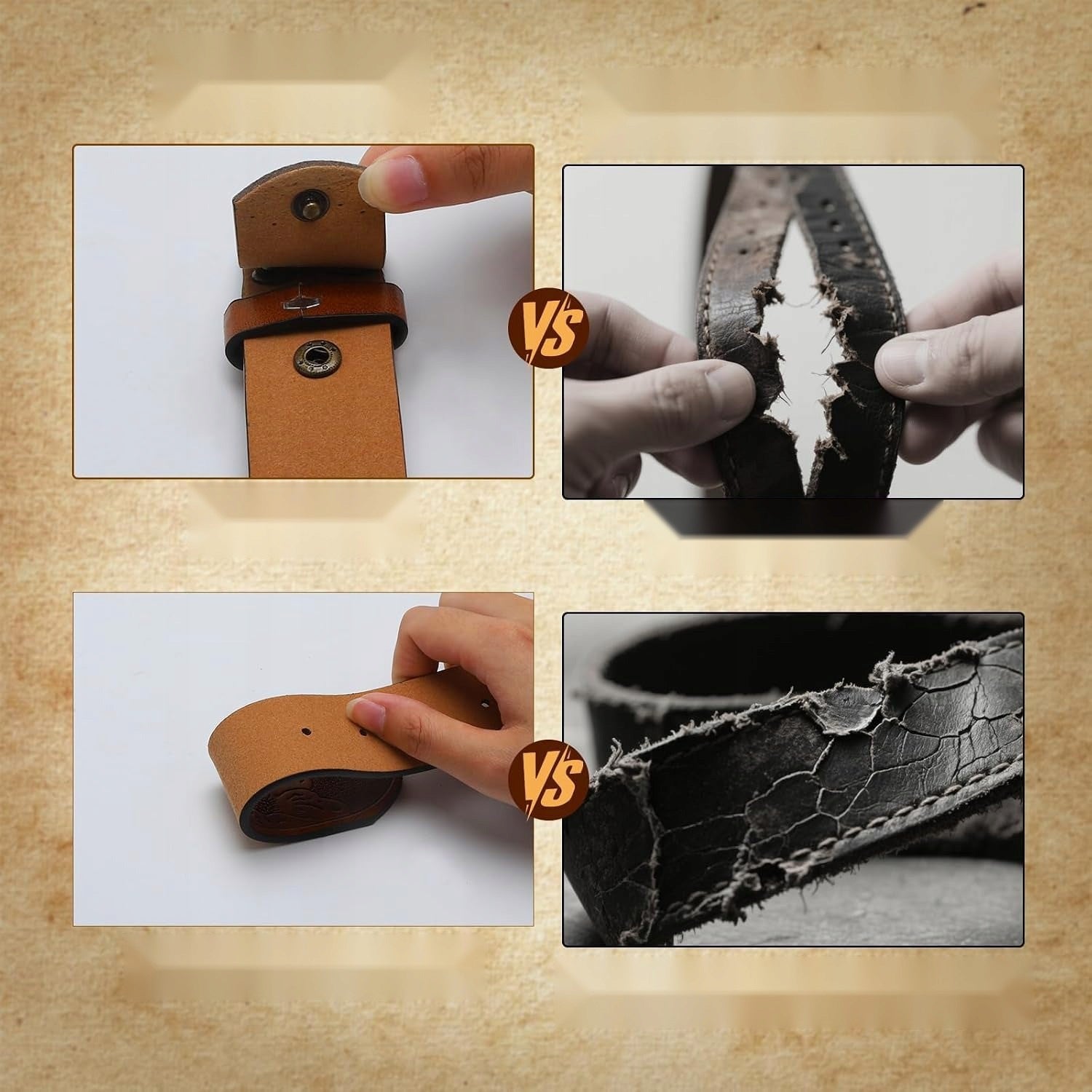 BELT 120 CM LEATHER BROWN UNISEX WESTERN COWBOY WITH BUCKLE FOR MEN Manufacturer code 5908140254855