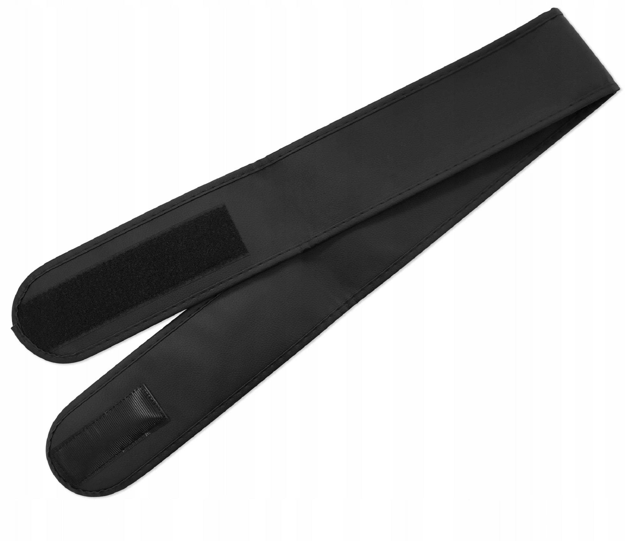 BELT FOR SHIATSU MASSAGER BLACK WITH VELCRO ECO-LEATHER Color black