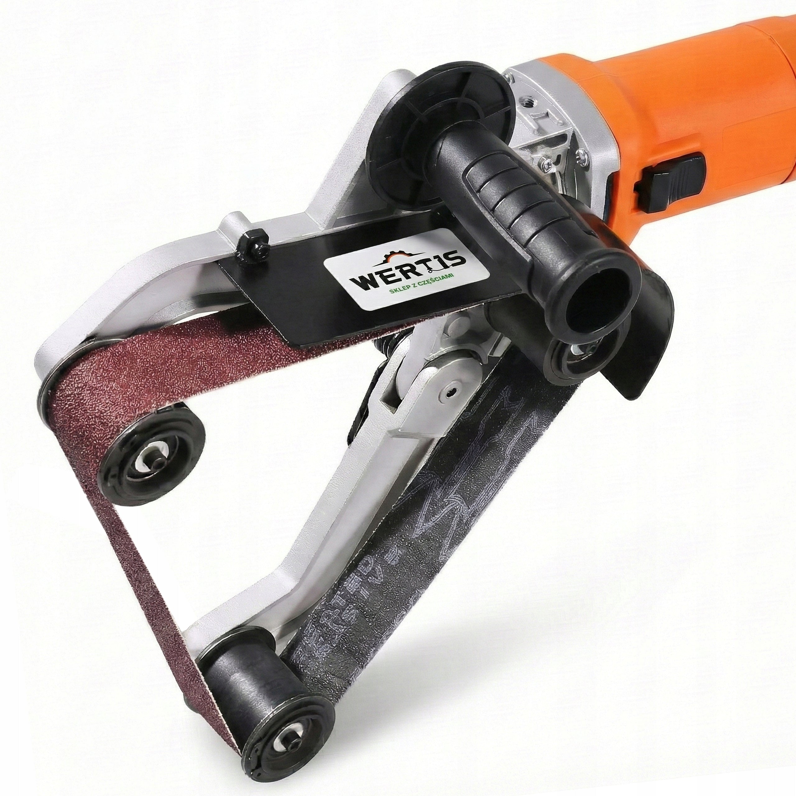 BELT SANDER ATTACHMENT FOR GRINDING POLISHING STEEL WELD PIPES Manufacturer code W80-2006