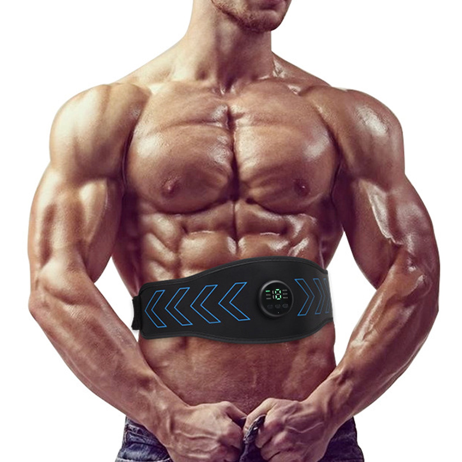 BELT VIBRATING MUSCLE SLIMMING MASSAGER EMS Packaging status original