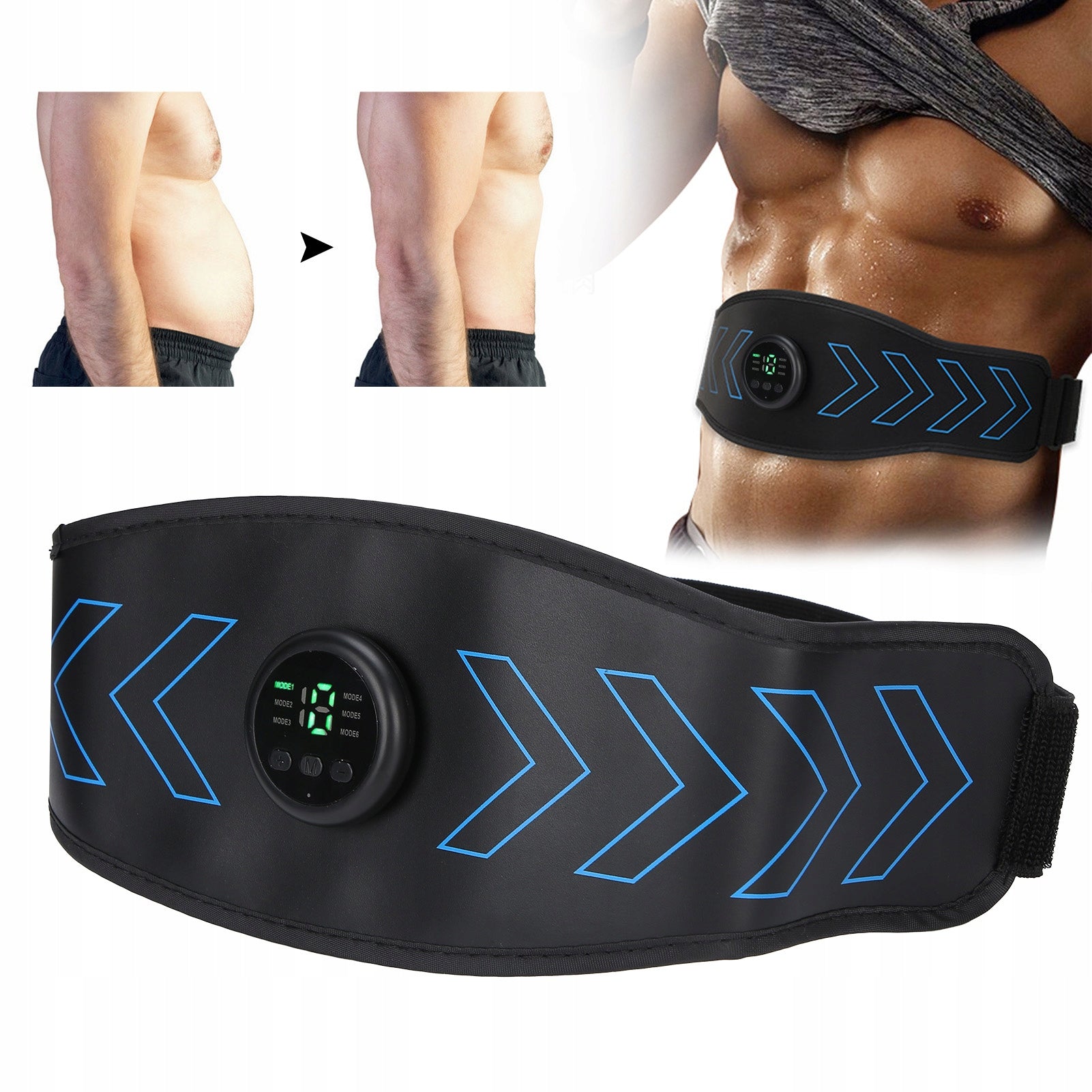 BELT VIBRATING MUSCLE SLIMMING MASSAGER EMS