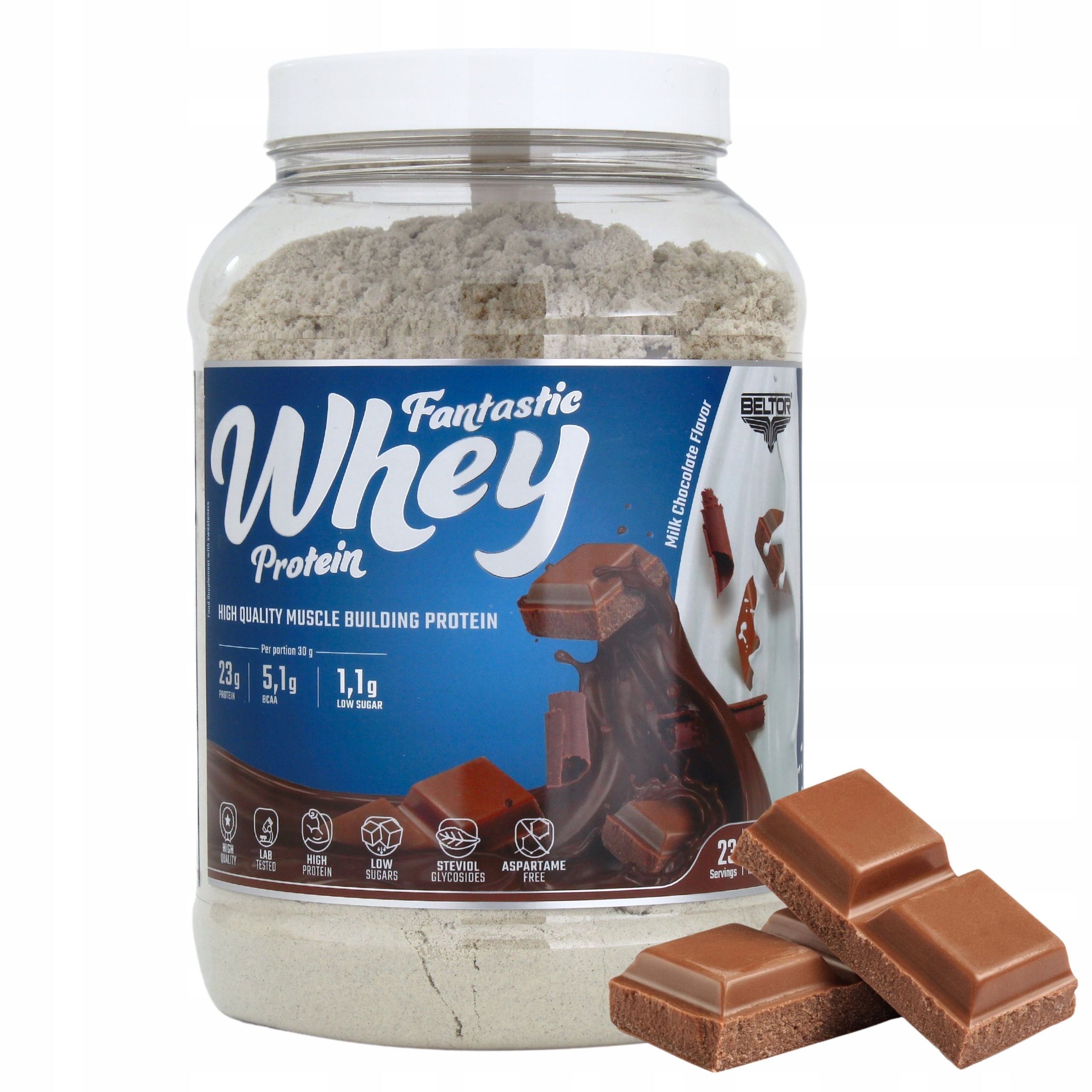 BELTOR CONCENTRATE FANTASTIC WHEY PROTEIN 700G MILK CHOCOLATE