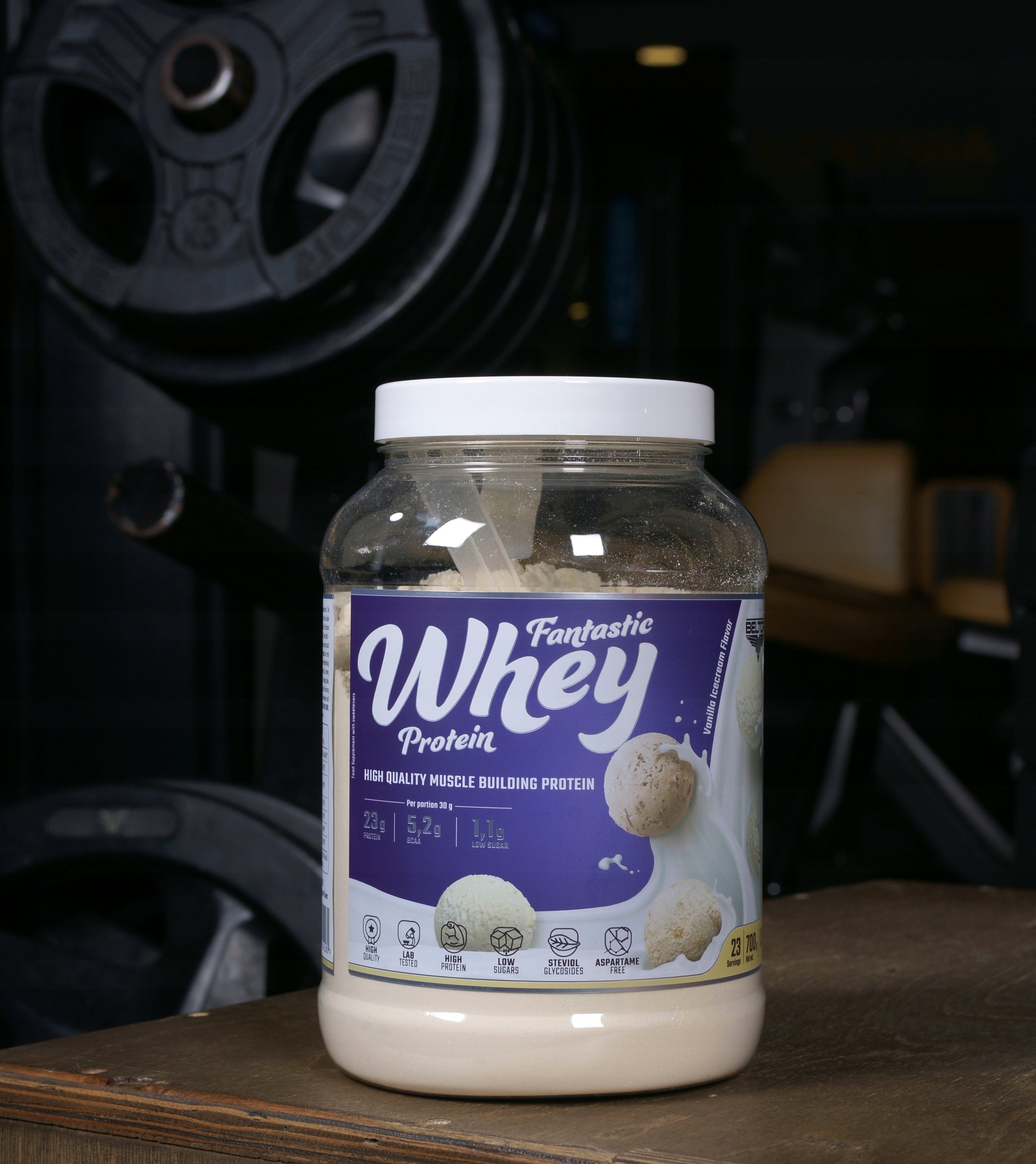 BELTOR CONCENTRATE FANTASTIC WHEY PROTEIN WPC 2000G VANILLA ICE CREAM Expiration date at least 1 year from the date of purchase