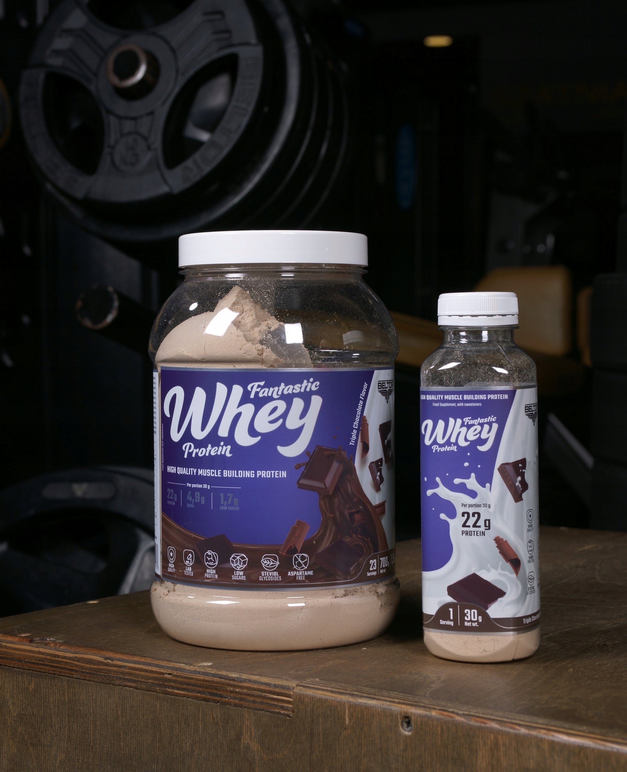 BELTOR CONCENTRATE FANTASTIC WHEY PROTEIN WPC 700G TRIPLE CHOCOLATE Expiration date at least 1 year from the date of purchase