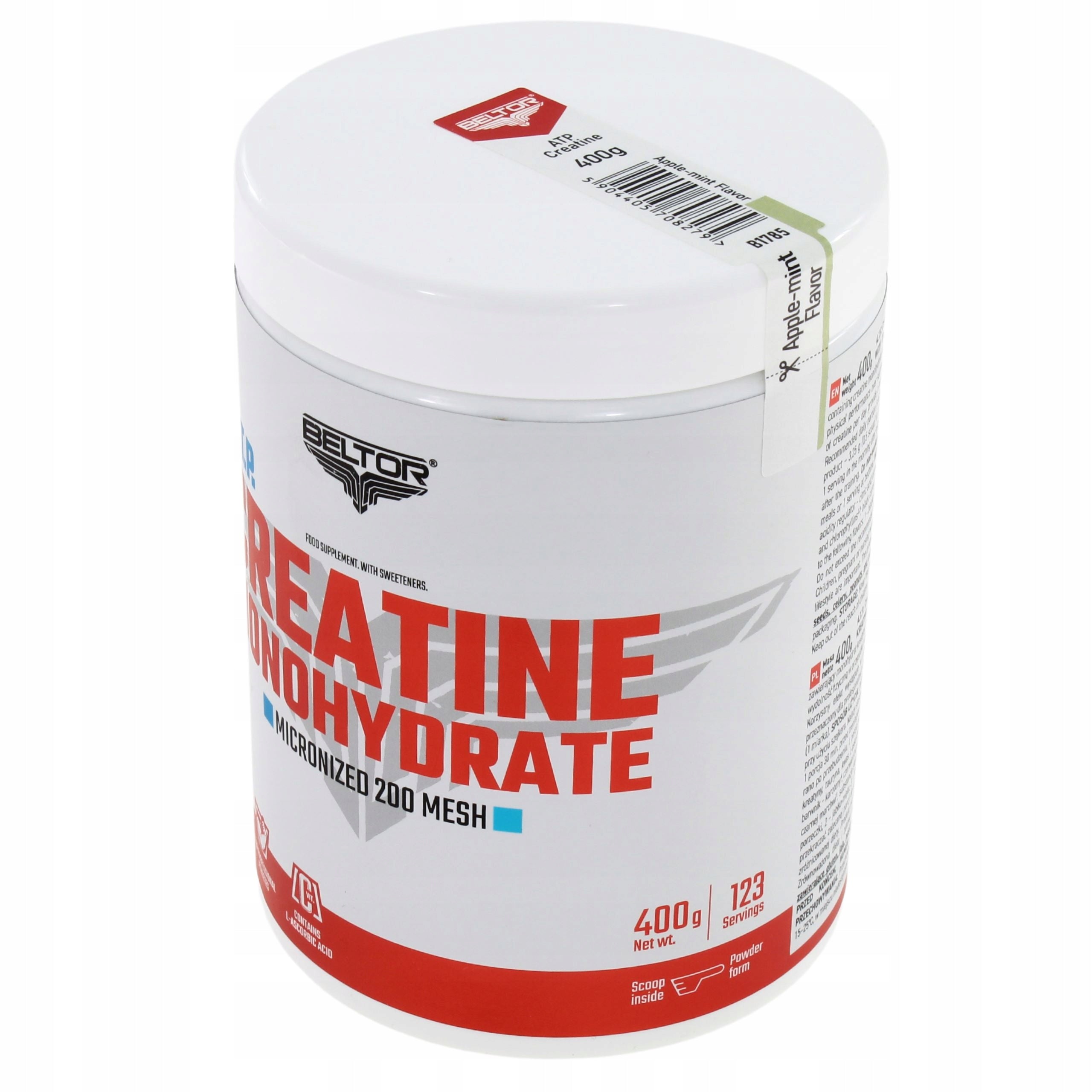 BELTOR STRONG CREATINE MONOHYDRATE A.T.P. 400G KIWI FRUIT Manufacturer code B1786