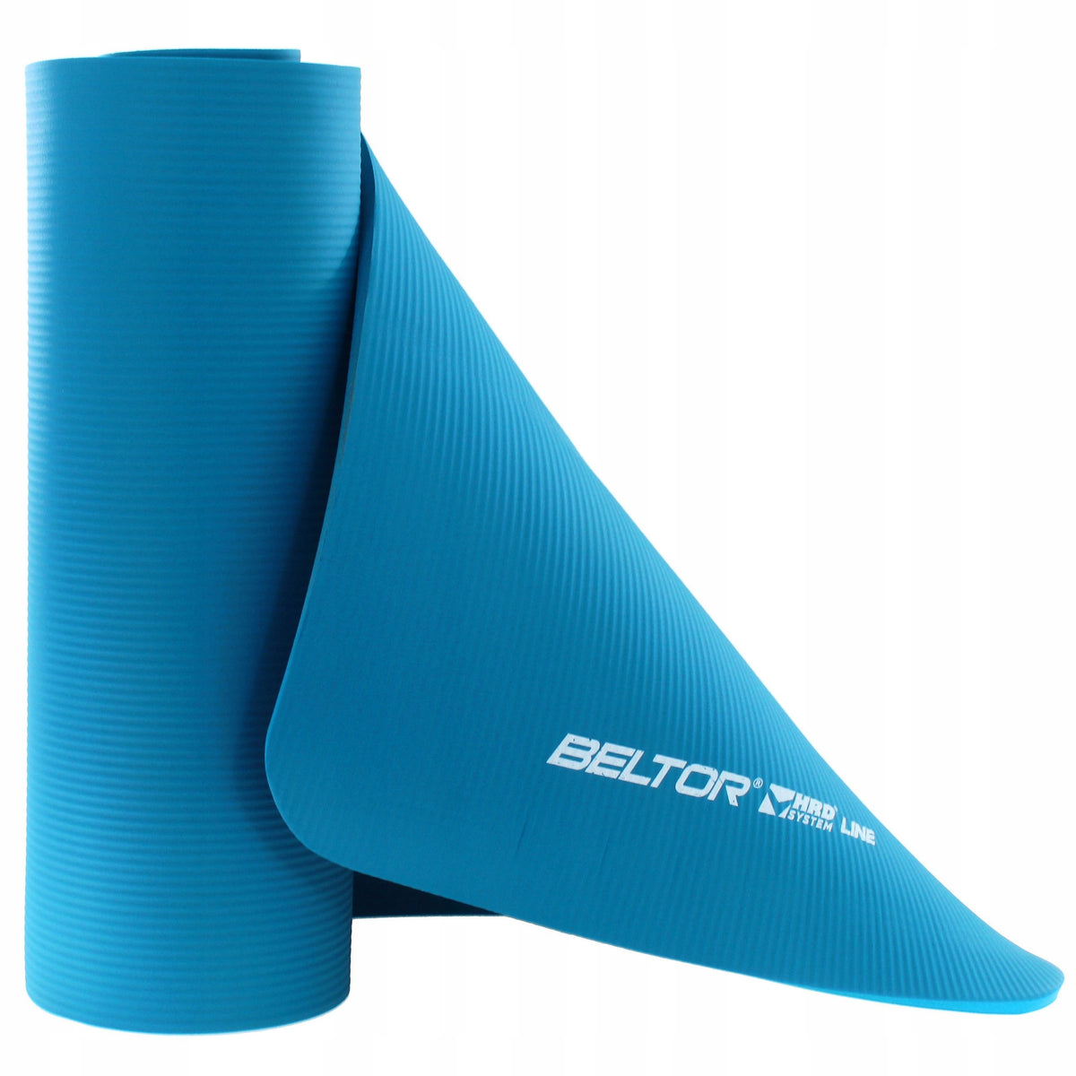 BELTOR TOURIST MAT FOLDED INTO ROLL THICK 1CM 180 CM BLUE