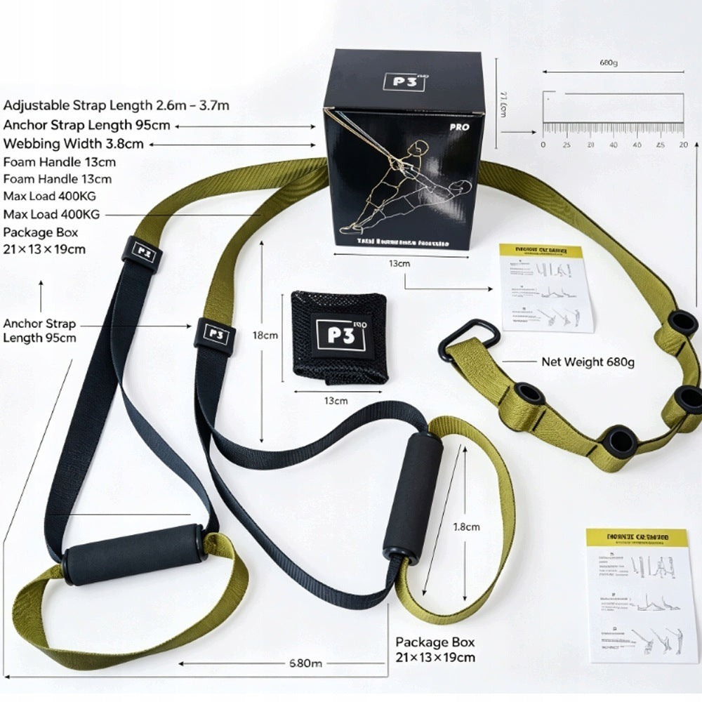 BELTS TRAINING BELTS FOR EXERCISE TRAINING CROSSFIT FITNESS HANDLE 400 KG Packaging status original