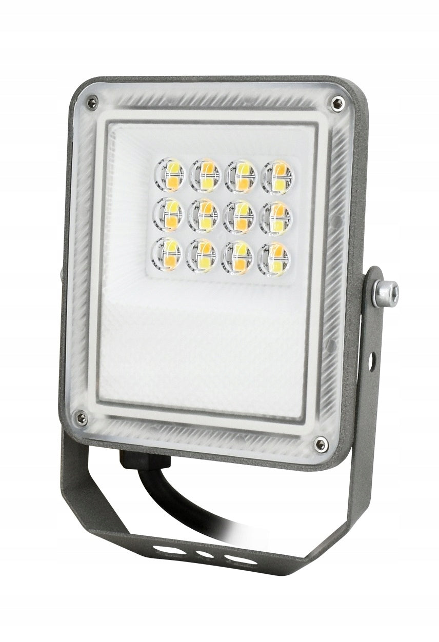 BEMKO LED halogen floodlight PRAJNA 10W 3000-4000-6500K IP65 grey
