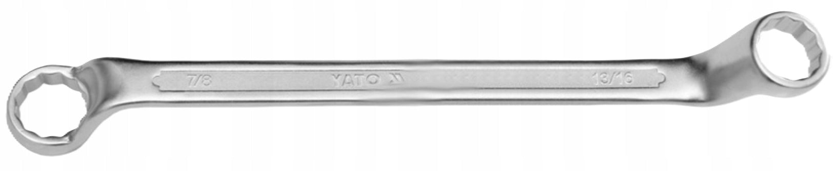 BENT EYE WRENCH WITH POLISHED HEAD 13/16'' x 7/8'' YATO EAN (GTIN) 5906083948633