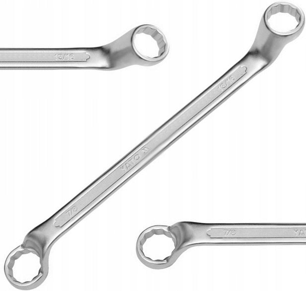 BENT EYE WRENCH WITH POLISHED HEAD 13/16'' x 7/8'' YATO
