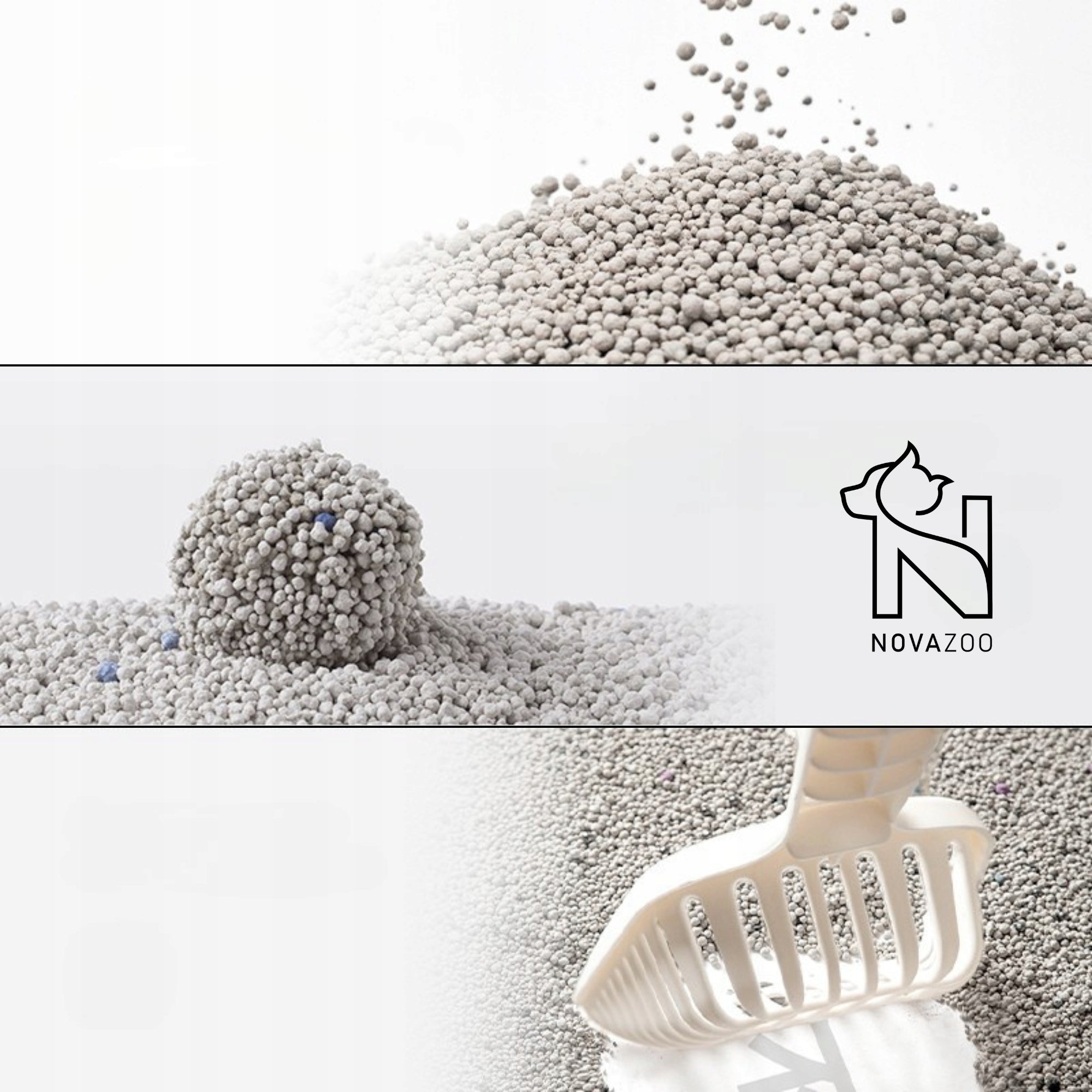 BENTONITE CAT LITTER 25L UNSCENTED CLUMPING DUST-FREE NATURAL Volume 25 l