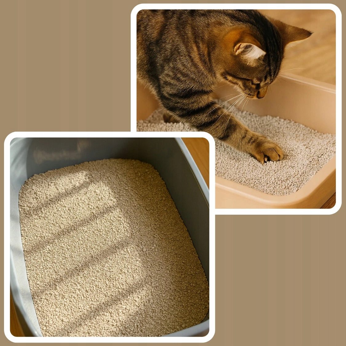 BENTONITE CAT LITTER 5L LAVENDER CLUMPING NATURAL FOR LITTER BOXES Kind bentonite