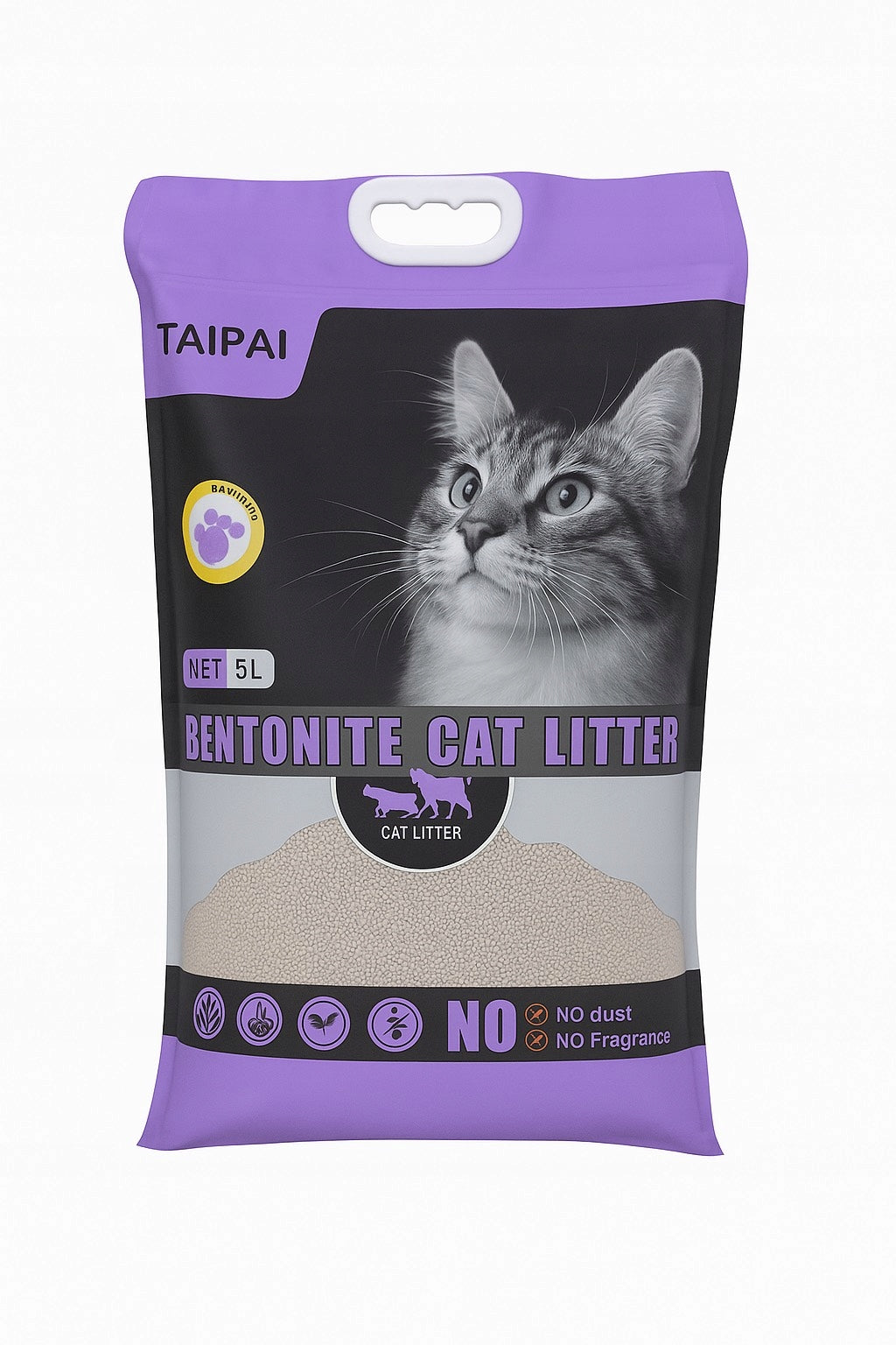 BENTONITE CAT LITTER CLUMPING SCENTED LAVENDER PREMIUM