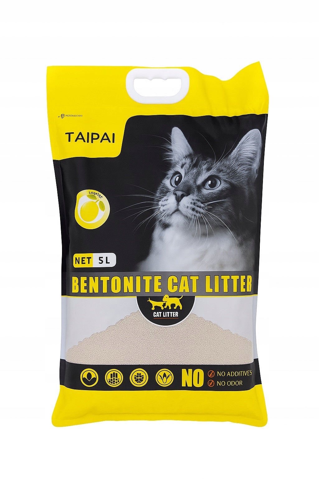 BENTONITE CAT LITTER CLUMPING SCENTED LEMON PREMIUM