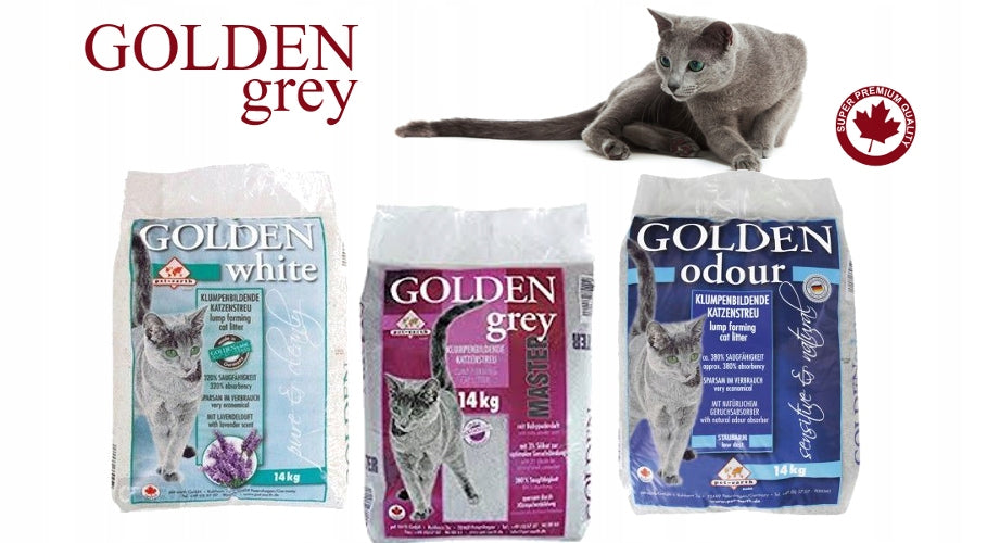 BENTONITE CAT LITTER GOLDEN GREY MASTER WITH SILICATE 7KG Packaging status original