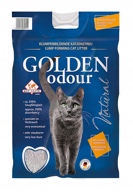 BENTONITE CAT LITTER GOLDEN ODOR UNSCENTED 7KG