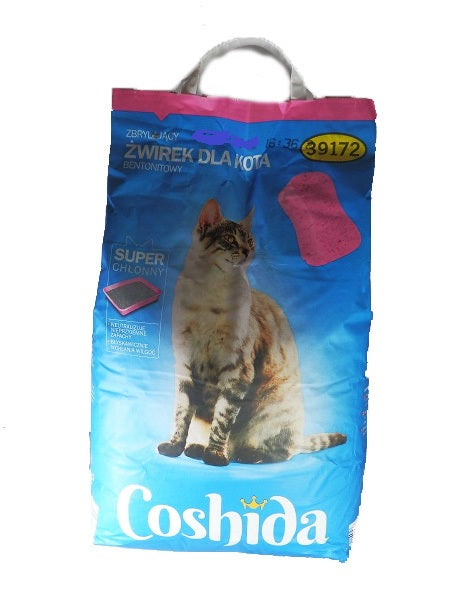 BENTONITE CLUMPING LITTER FOR CAT COSHIDA 10l Packaging status original