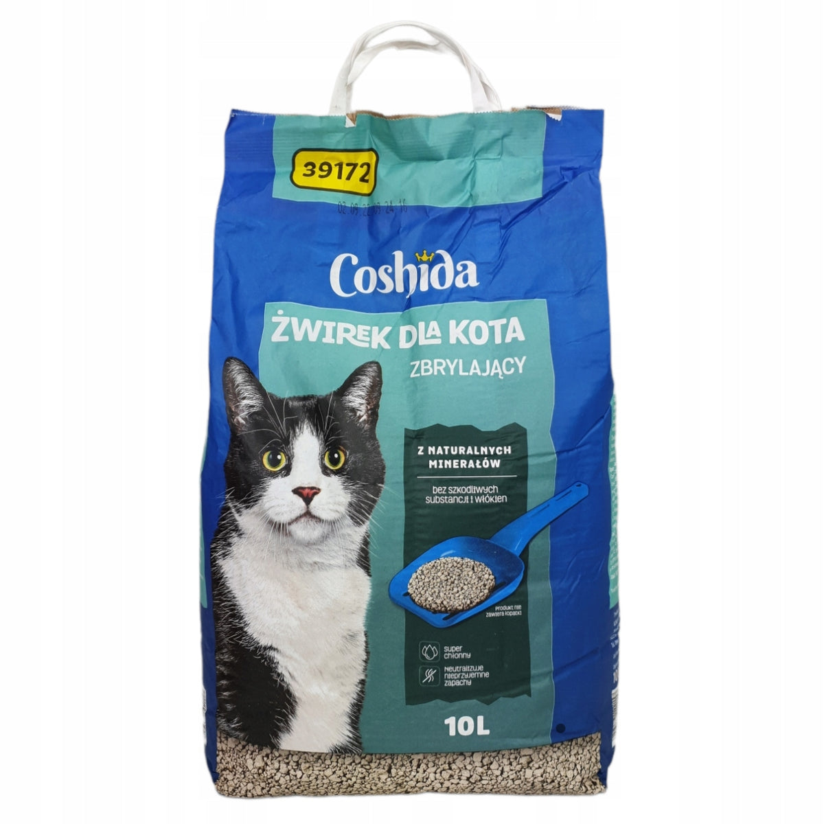 BENTONITE CLUMPING LITTER FOR CAT COSHIDA 10l
