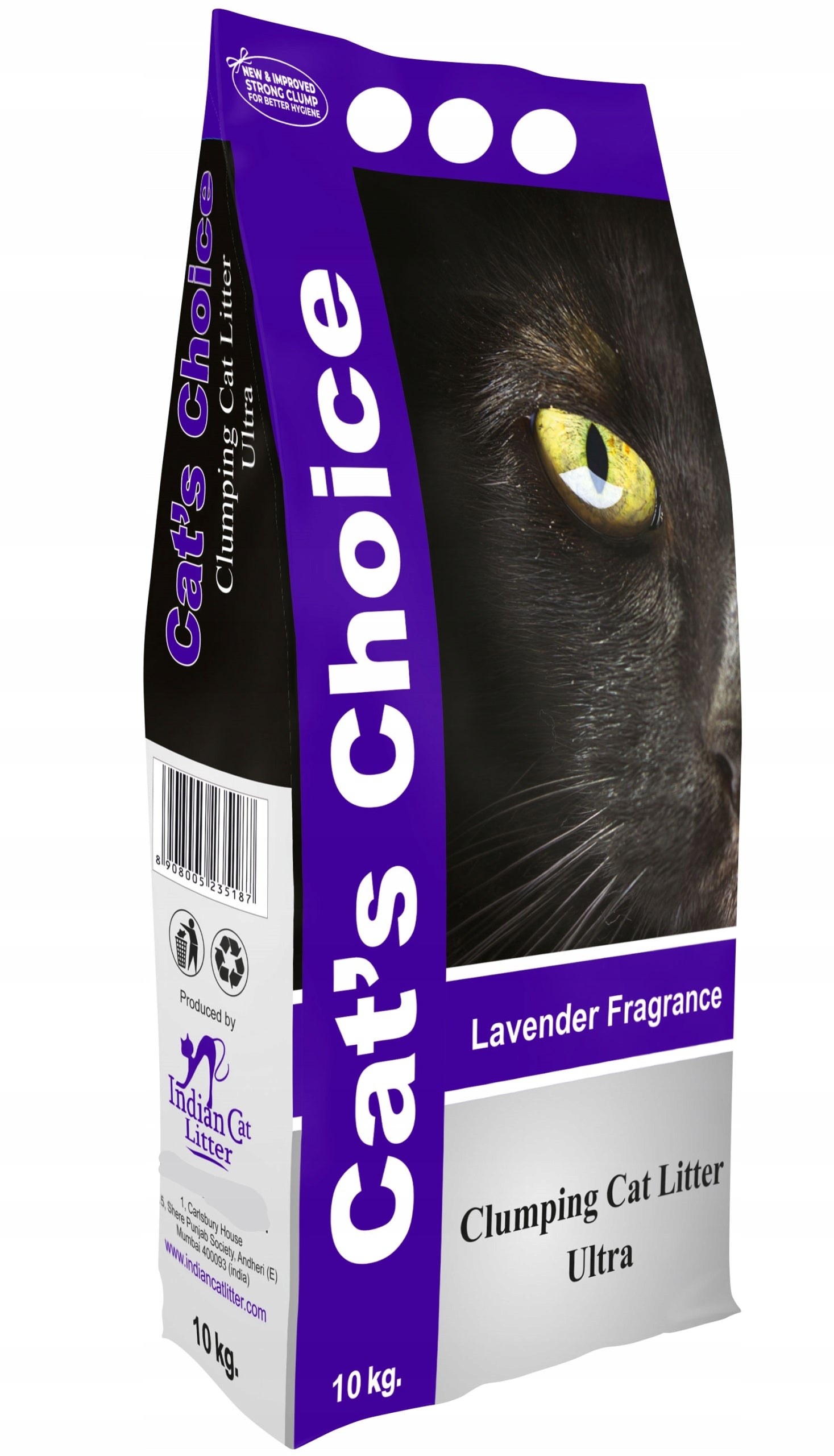 BENTONITE LITTER Cat Litter Indian LAVENDER 10L SCENTED