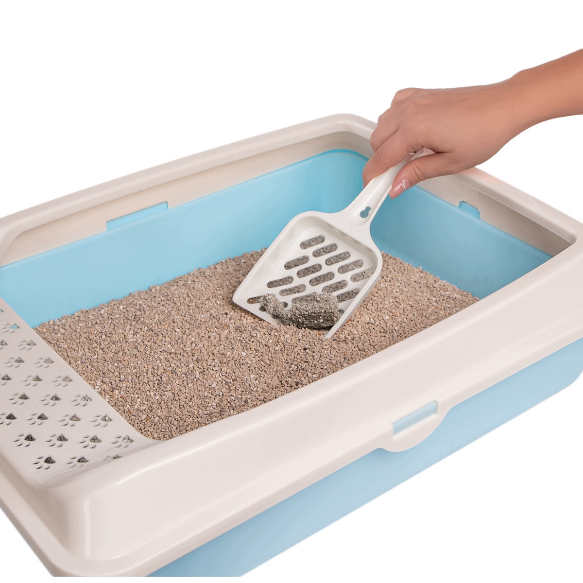 BENTONITE SILICONE LITTER PADDLE FURREVER FRIENDS TOY FOR