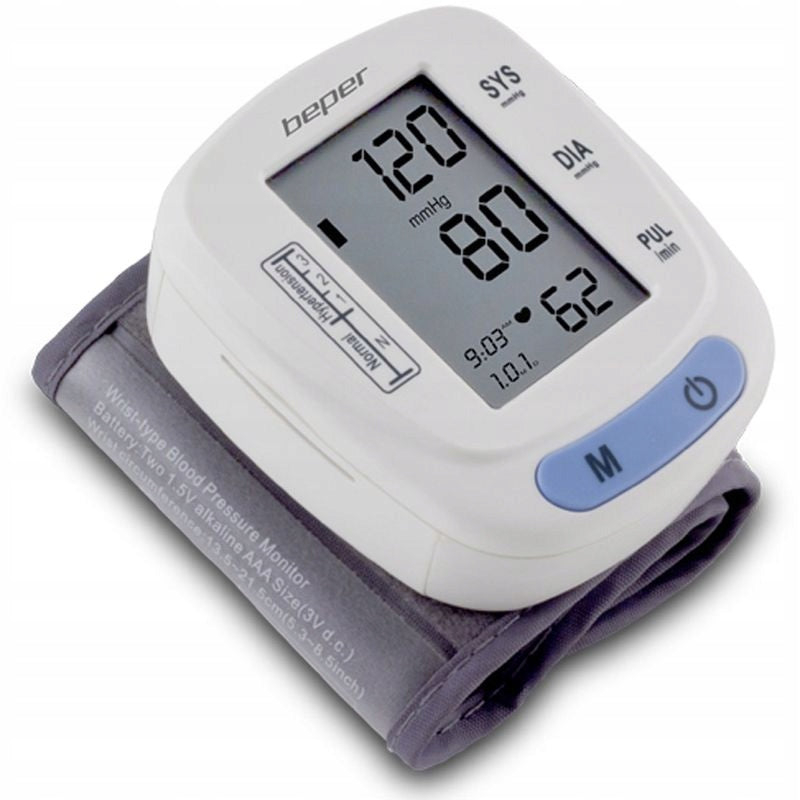 BEPER BLOOD PRESSURE MONITOR WRIST 40121 EASY CHECK Packaging status original