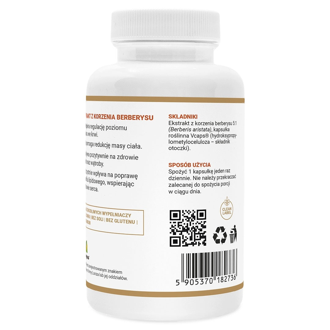 BERBERINE 400 mg Weight Loss Metabolism Sugar Appetite Berberine 120 kaps Brand Alto Pharma