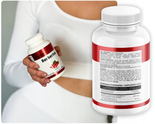 BERBERINE 500mg 90 kap Berberine Heart DIABETES Skin SLIMMING | INSPORT Basic ingredient berberine