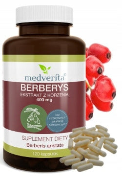 BERBERINE EXTRACT 400mg BERBERINE BERBERYS STRESS DIGESTION 120 caps.