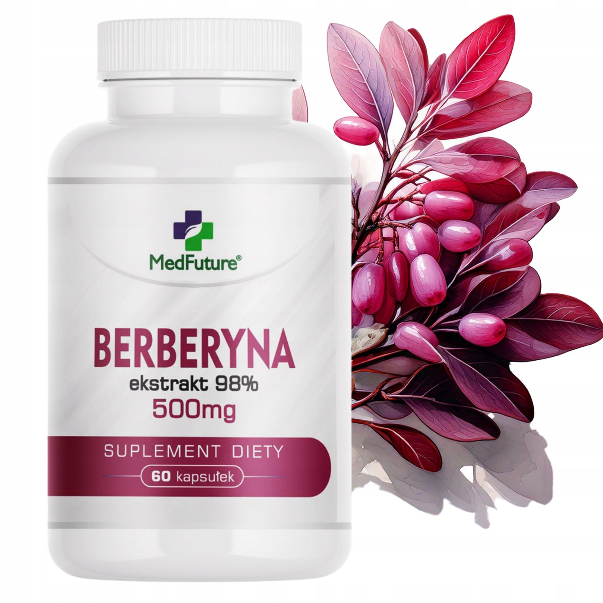 BERBERINE HCL barberry extract 98% slimming, for sugar reduction 500 mg