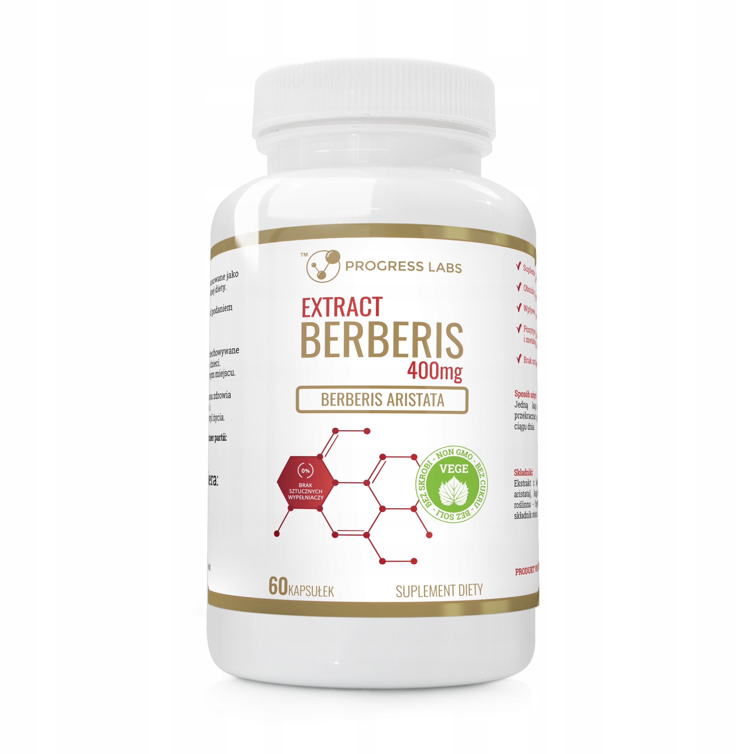 BERBERYS extract root 400mg berberine 60Kaps