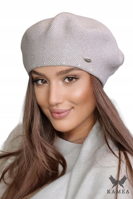 Kamea Damenbaskenmütze Arkadia, dunkelbeige Universal 