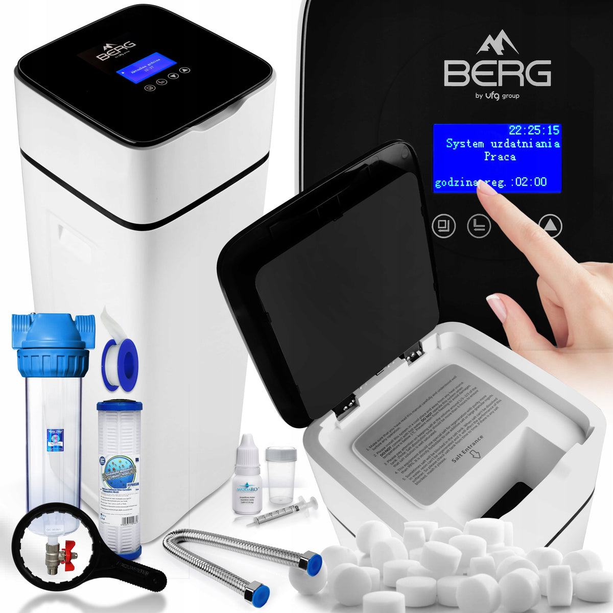 BERG 25 L Up-Down Flow Water Softener Top Quality For Home Station