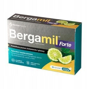 BERGAMIL FORTE bergamot fruit extract, garlic Xenico Pharma 30 kaps.