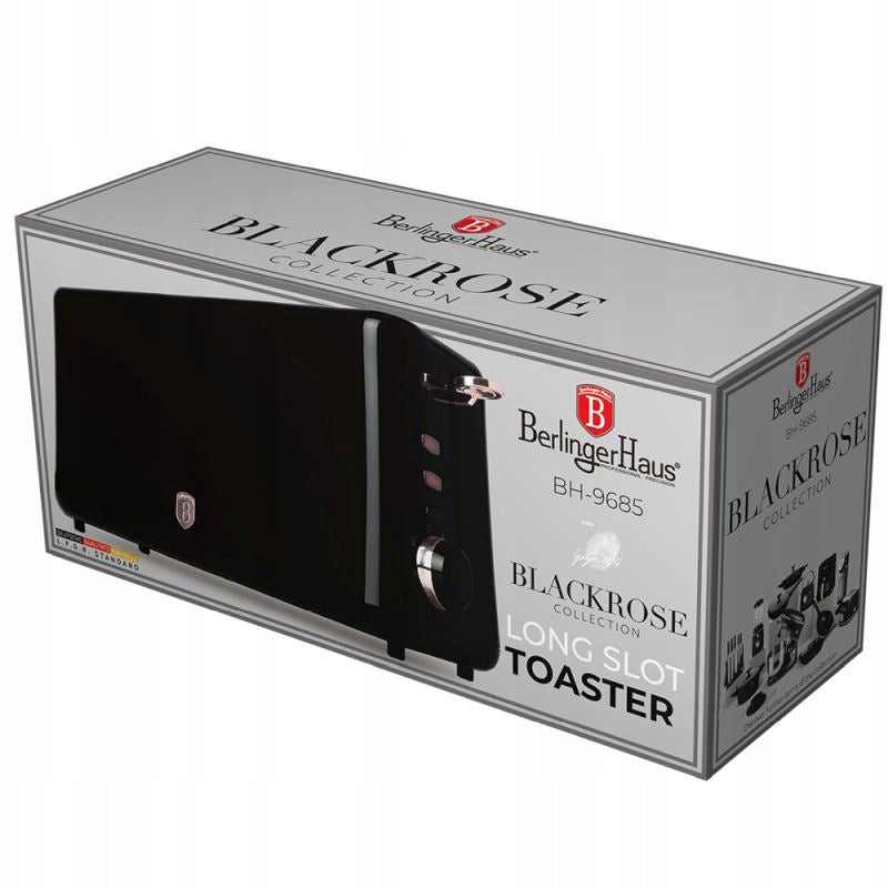 BERLINGERHAUS Topinkovač nerez 980W s dlouhým slotem Black Rose Collection Power rating 980 W