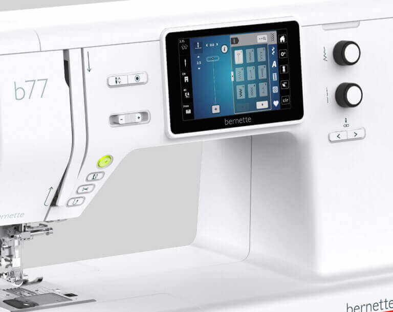 BERNETTE B77 Sewing machine with upper transport 500 stitches Brand Bernette