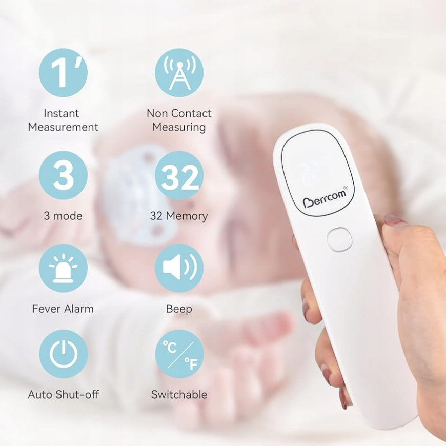 BERRCOM NON-CONTACT INFRARED THERMOMETER Medical device no