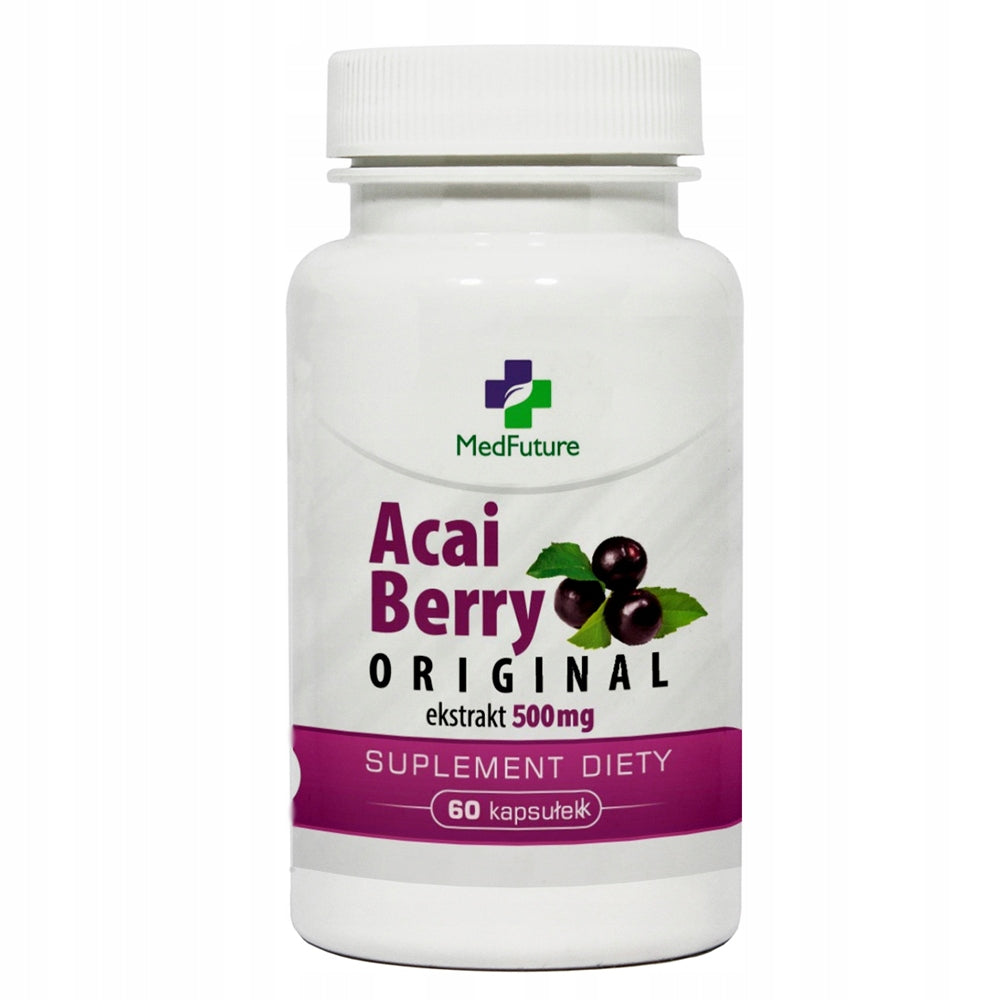 BERRY ACAI BERRY ORIGINAL fat burner 60 capsules Expiration date at least 3 months from the date of purchase