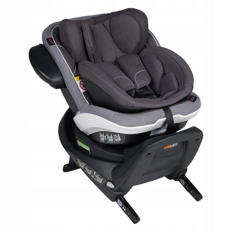 BESAFE iZi TWIST B swivel seat 40-105 cm Metalic Melange