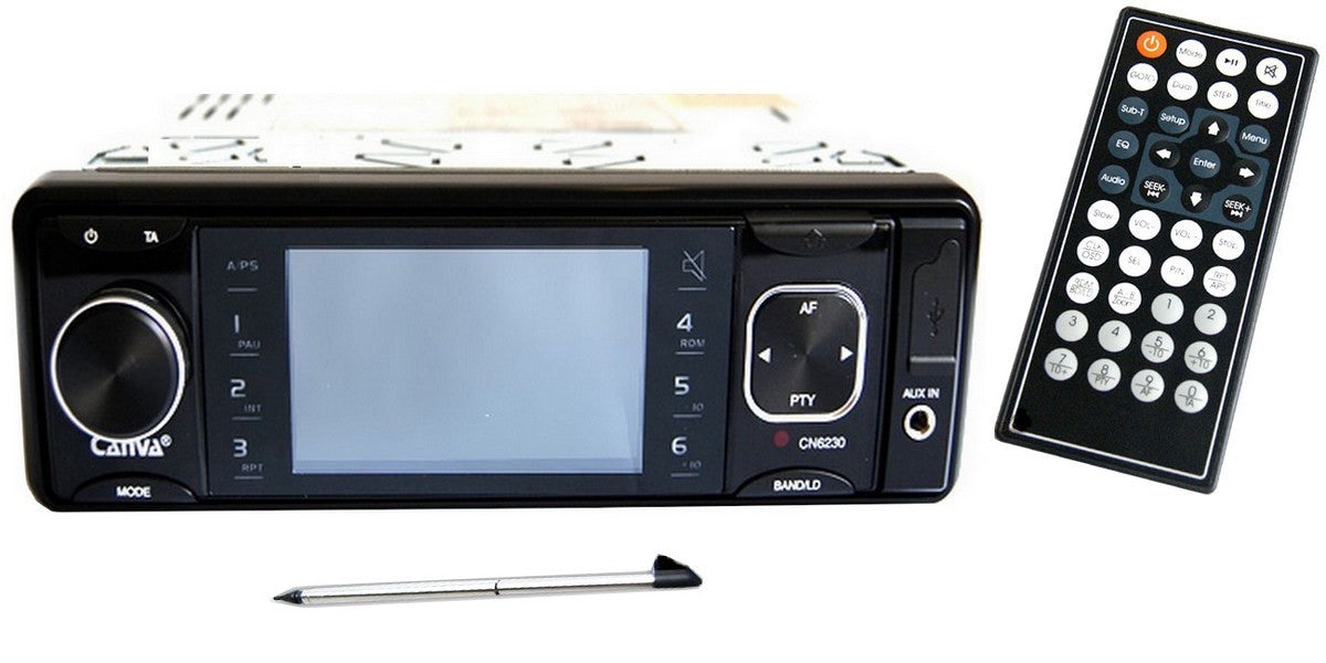 BEST CAR RADIO CANVA CN6230 VIDEO USB SCREEN LED PLAY MP4 MP3 Packaging status original