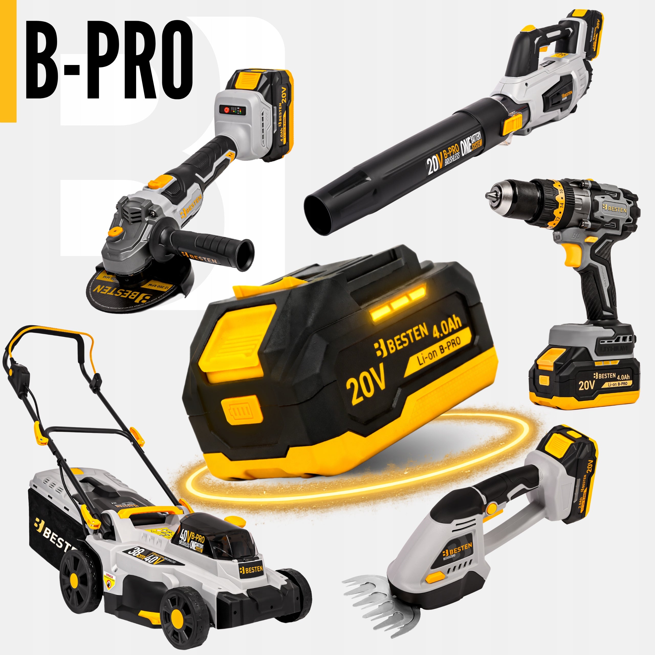 BESTEN Chainsaw Cordless Branch Brushless Saw 4,0Ah Manufacturer code BE0002893 B-PRO
